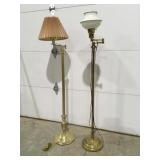 2 floor lamps