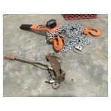 REMA 1.6 ton hoist & come along