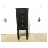 Small standing jewelry chest