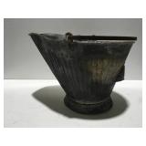 Vintage ash bucket with holes