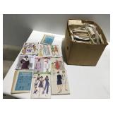 Large box of patterns