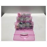 Jewelry making beads, hooks and other In a case