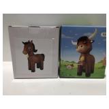 Inflatable horse and Highland cow 6ï¿½