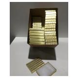 50 gold colored jewelry boxes 7ï¿½ x 5ï¿½ x 1ï¿½