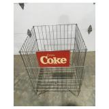 Coke Display collapsible metal bin