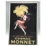 Print framed on burlap