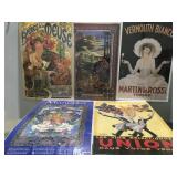 Posters on cardboard, approximately 36ï¿½ x 24ï¿½