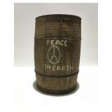 Vintage wood nail barrel 17 1/2 ï¿½ tallWith