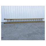 30 foot extension, fiberglass ladder