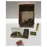 38 caliber 22 caliber ammo primers, brass and