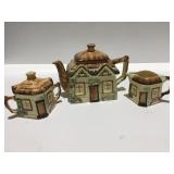 Vintage Keele Street pottery England, tea set