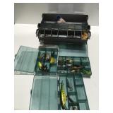 Rubbermaid tacklebox with contents