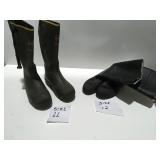 Rubber boots