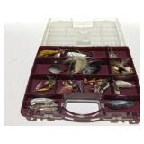 Fishing lures double sided case