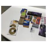 Office items, pens pencils, whole punch, and more