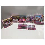 Barbie Chelsea dolls, and play sets