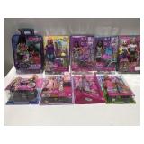 Barbie dolls, large packaging Play sets