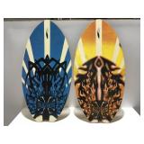 2 Vintage Morey skimboards approximately 37 1/2ï¿½