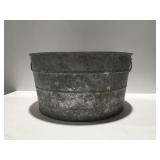 Galvanized tub