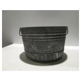 Vintage galvanized tub Some holes in bottom