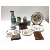 Decor items, plates, vases, candles, and more
