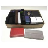Empty jewelry boxes