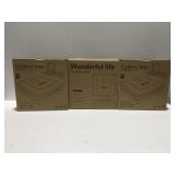 Wonderful life outdoor picnic cutlery tray