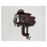 Vintage Stanley bench clamped vise