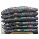 6 bags, black wood mulch
