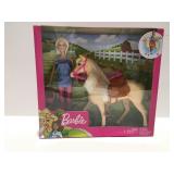 Barbie and a horse