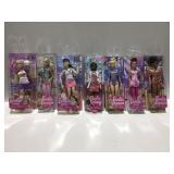 7 Barbie, you can be anything dolls
