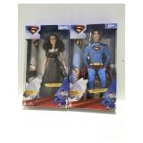 Barbie and Ken dolls as Lois Lane and Superman