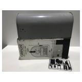 Unused  metal mail box
