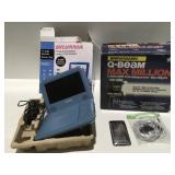 Sylvania portable DVD player, iPod, Spotlight,