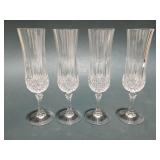 Set a 4 longchamp 8ï¿½ champagne flutes