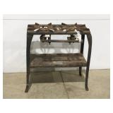 Vintage Kenmore double burner cast stove