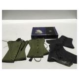 Vintage Bond street Spats and Olive green Boy