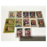 Joe, Montana, and Jerry Rice combo football cards