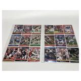 Football cards Cards on both sides