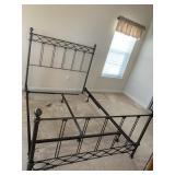 Queen Size Iron H/B & F/B with Rails Queen Size Iron H/B & F/B with Rails