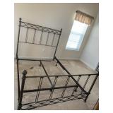 Queen Size Iron H/B & F/B with Rails