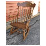 S Bend & Bros Oak Rocker