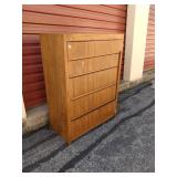 Thomasville 5 Drawer Dresser Shows Wear