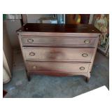 Mahogany 3 Drawer Chest Surface Finish Issues Mahogany 3 Drawer Chest Surface Finish Issues