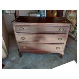 Mahogany 3 Drawer Chest Surface Finish Issues