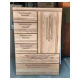 Palliser Oak Wardrobe 54"Hx36"Wx18"D