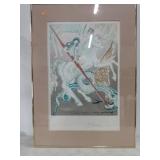 Dai Framed Print "The Lance of Chivalry"