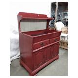 Maroon Colored Repro Dry Sink