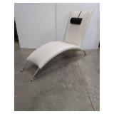Iker Leather Chaise, 69" long Iker Leather Chaise, 69" long
