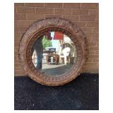 Round Decorater Foam Wall Mirror 36" Diameter